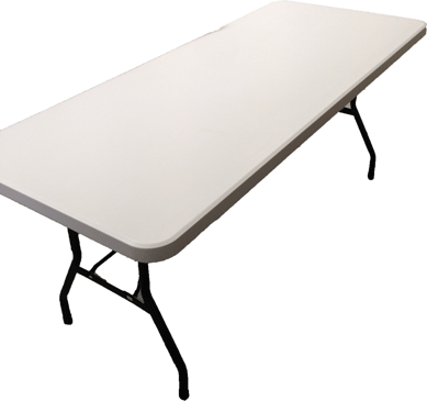 Table rectangulaire en résine